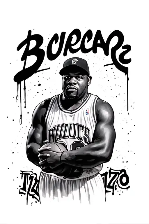 biggie smalls kevin durant hip hop graffiti tattoo design idea
