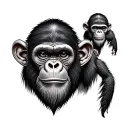 3 Wise Monkeys tattoo design idea