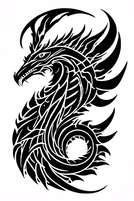 Subject: Biological characteristics of black-and-white Agkistrodon tattoo hovering from biceps brachii to chest:-Triangu tattoo design idea