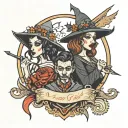 Macbeth witches  tattoo design idea