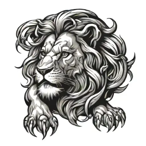 Escanor Lion tattoo design idea