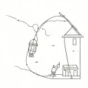 lights will guide you home  tattoo design idea