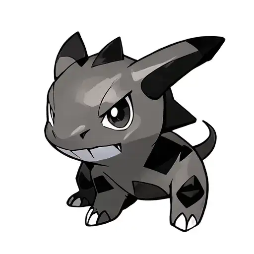 Cubone Pokemon Sarry tattoo design idea