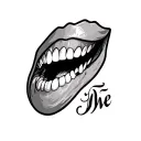 Bite Me tattoo design idea