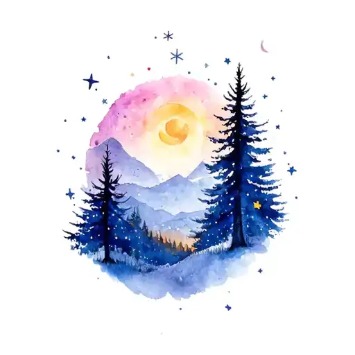Daniela Vinay, December 16, 1990, Sagittarius Family of 6 Tatoo, Cabaña Forest, Universe, Stars tattoo design idea