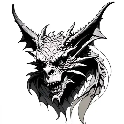 Gothic Gargoyle tattoo design idea