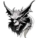 Gothic Gargoyle tattoo design idea