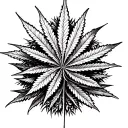 marihuana tattoo design idea