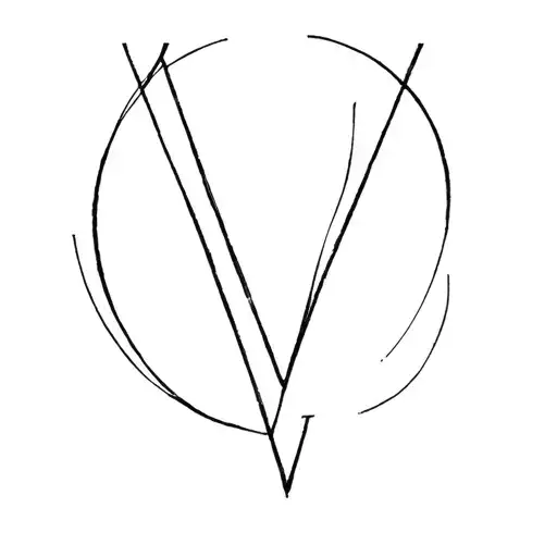 V of vagabond tattoo design idea