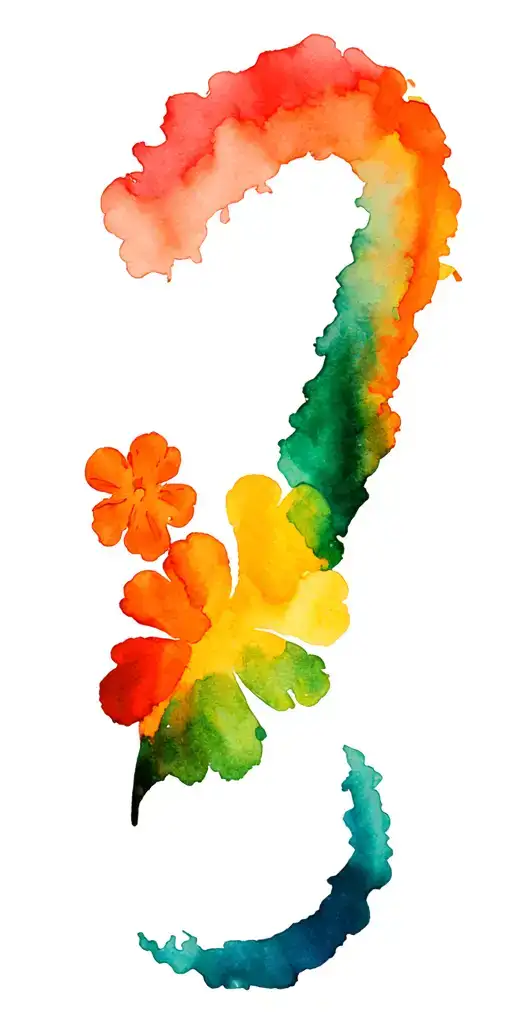 sleeve tattoo featuring Irish colours the names Dominic Quinn and Catrina  tattoo design idea