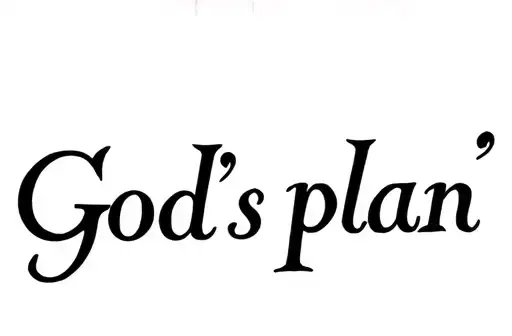 "God’s plan
" tattoo design idea