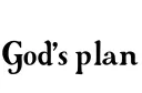 "God’s plan
" tattoo design idea