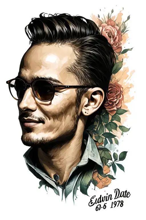 Birth Date 06 05 1978 edwin tattoo design idea