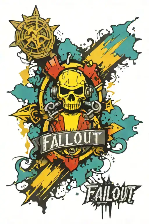 Fallout new vegas tattoo design idea