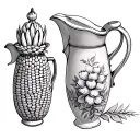 Corningware tattoo design idea