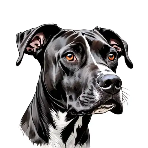 Great Dane tattoo design idea