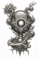 exalted orb tattoo design idea