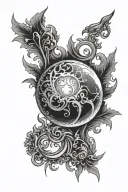 exalted orb tattoo design idea