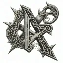 Bind Rune tattoo design idea
