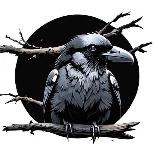 Itachi Crows tattoo design idea