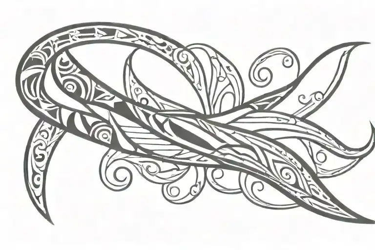 boomerang tattoo design idea