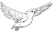 hedwig flying tattoo design idea