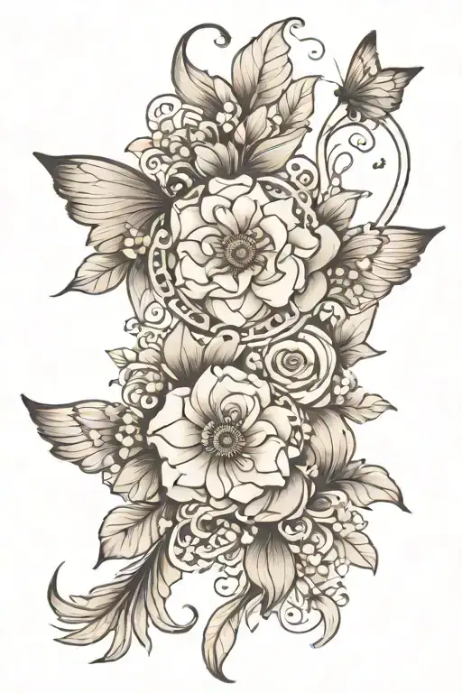 suicide awareness tattoo design idea