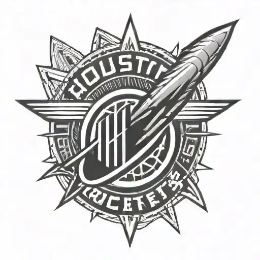 Houston Rockets logo tattoo design idea