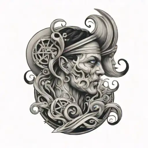 tattoo that has a meaning of hard work mental illness and tired tattoo design idea