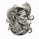 tattoo that has a meaning of hard work mental illness and tired tattoo design idea