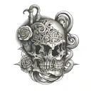 tattoo that has a meaning of hard work mental illness and tired tattoo design idea