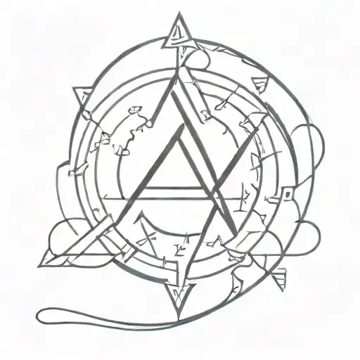 nordic runes viking tattoo design idea