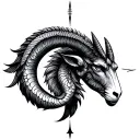 astrological sign aries libra pisces capricorn tattoo design idea