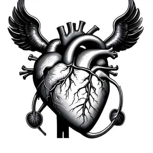 Heart Surgery tattoo design idea