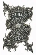 ouija board tattoo design idea