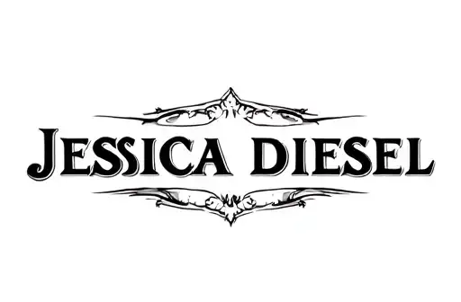 "JESSICA DIESEL" tattoo design idea