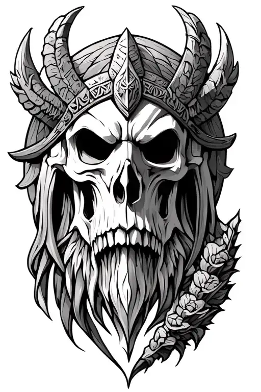 Valhalla tattoo design idea