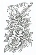 proverbs 3:5 6 tattoo design idea