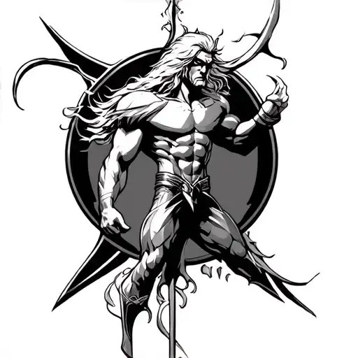 Aquaman tattoo design idea