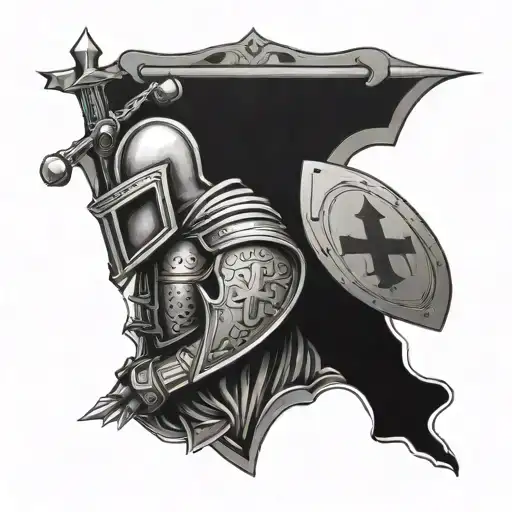 CRUSADER tattoo design idea