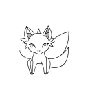 Vulpix tattoo design idea