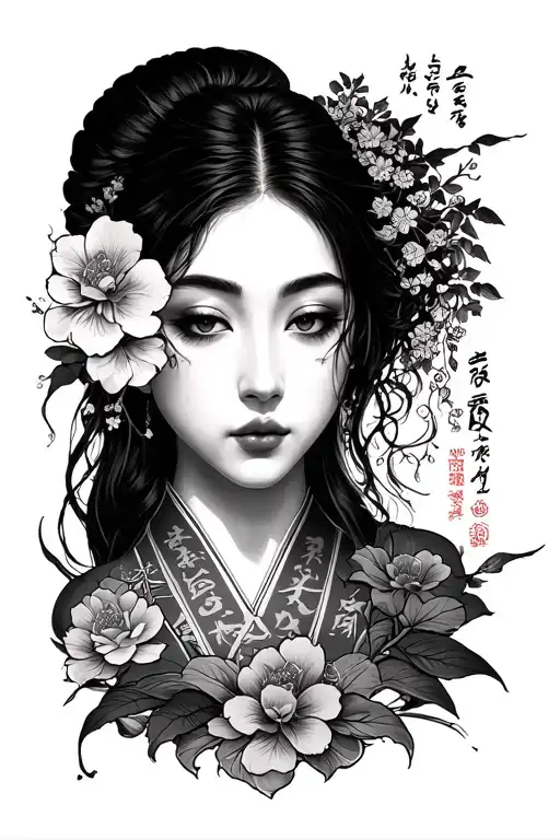 tattoo for lost loved one with japanese theme, with a date, and name tattoo design idea