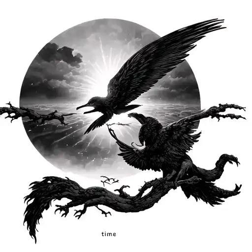 small tattoo based on Genesis 21:4 at the set time' - fine line tattoo design idea