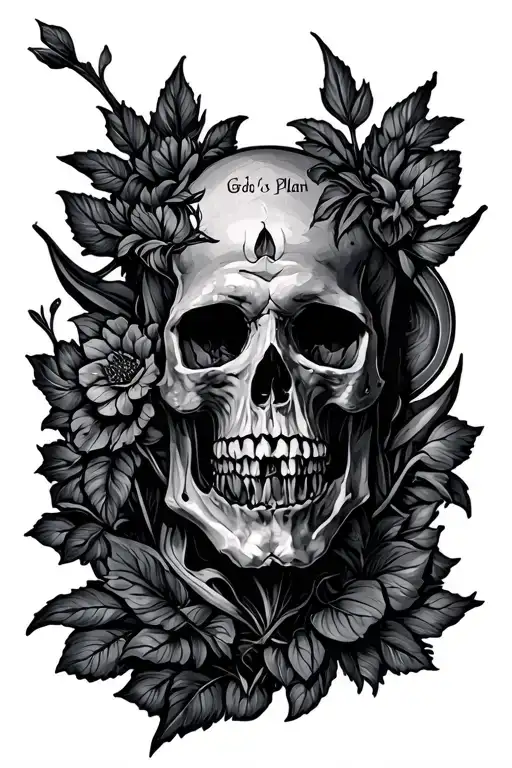 God's Plan tattoo design idea
