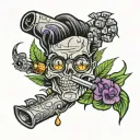 joint 420 tattoo design idea