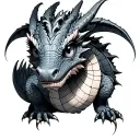 Baby Dragon tattoo design idea