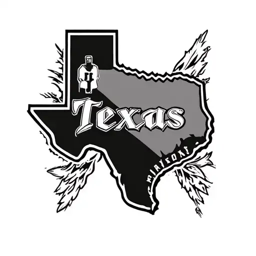 Texas sports teams tattoo design idea