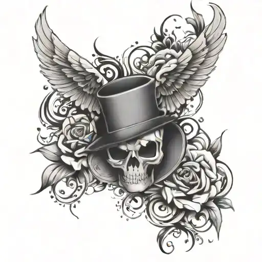 hustler love tattoo design idea