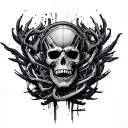 bio mechanical leg sleeve tattoo design idea