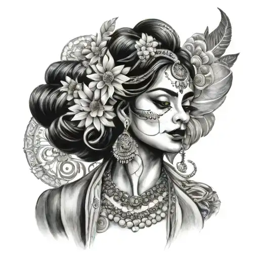 Rekha tattoo design idea